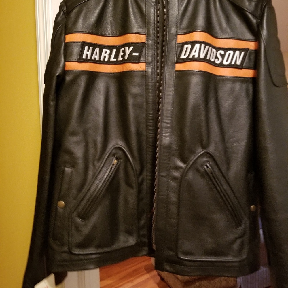Leather Harley jacket